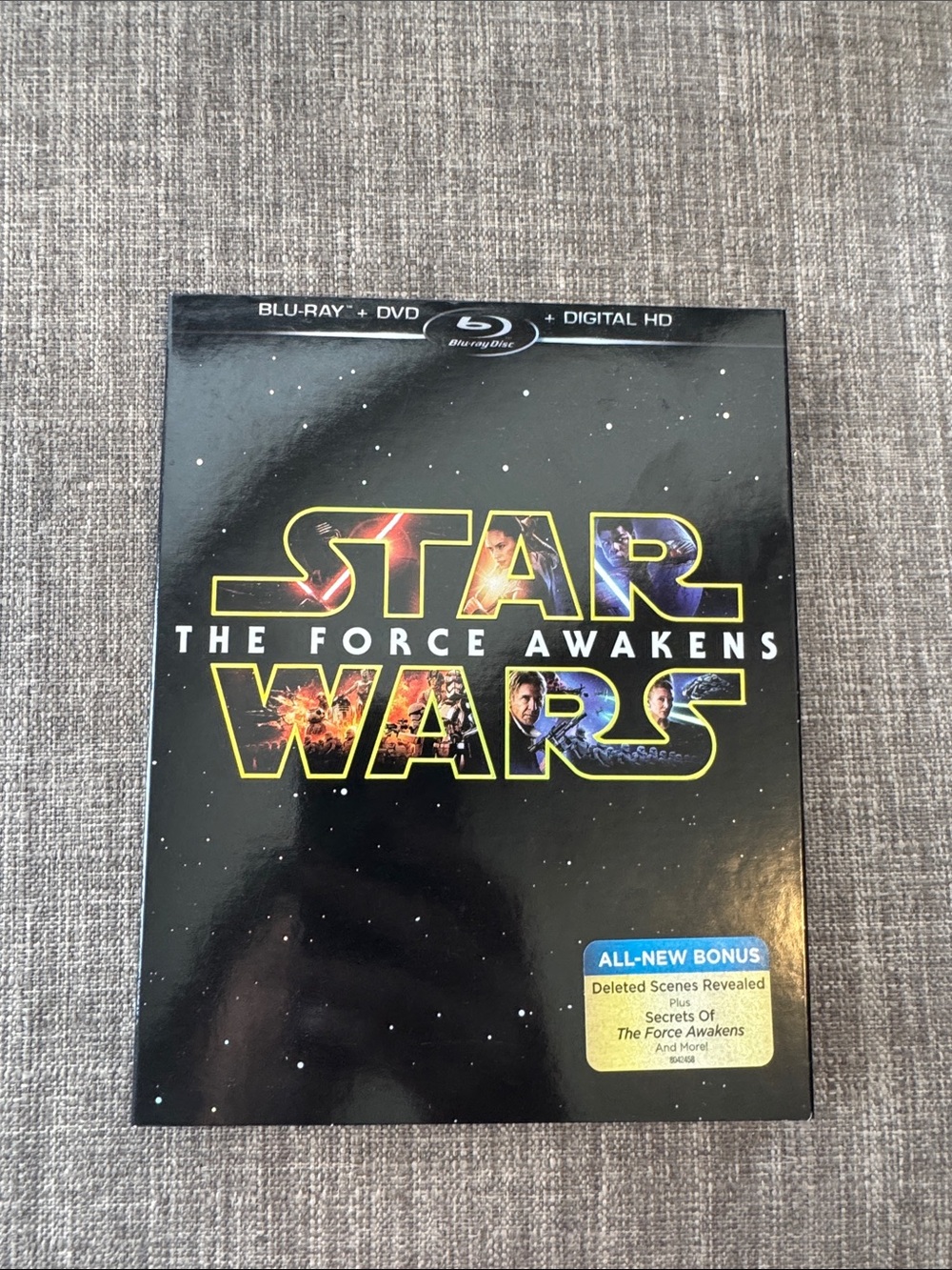 Star Wars The Force Awakens Blu Ray and DVD new sealed